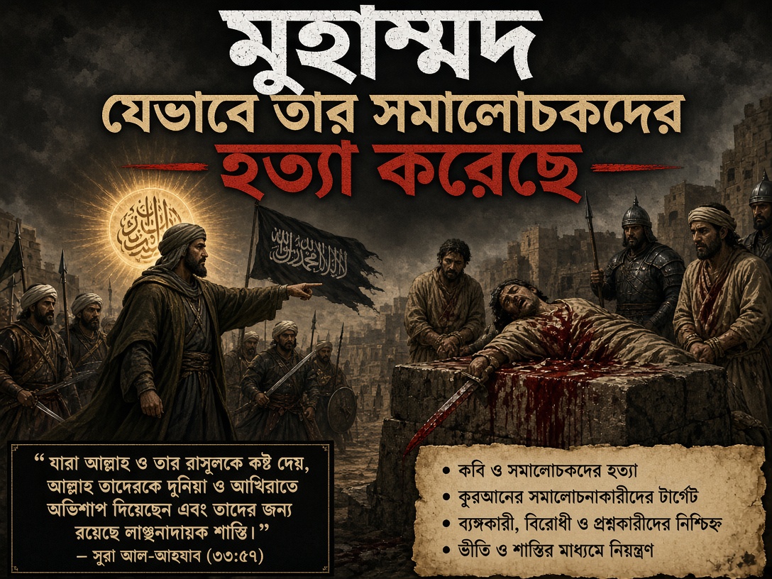 মুহাম্মদ যেভাবে তার সমালোচকদের হত্যা করেছে